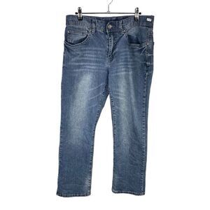 TK Axel Slim Straight Jeans 32x30 Men’s Dark Wash Pre-Owned [#2327]
